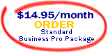 Order Web Hosting Business Pro Package for only $14.95/month